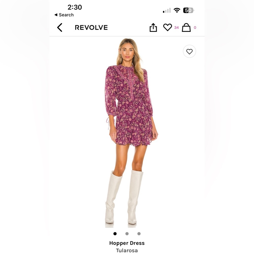 Tularosa floral dress